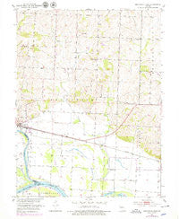 Brunswick East Missouri Historical topographic map, 1:24000 scale, 7.5 X 7.5 Minute, Year 1951