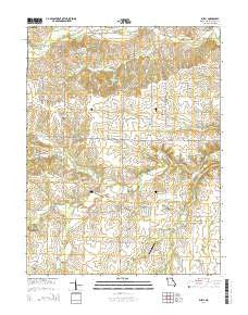 Buell Missouri Current topographic map, 1:24000 scale, 7.5 X 7.5 Minute, Year 2014