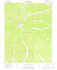 Bunker Missouri Historical topographic map, 1:24000 scale, 7.5 X 7.5 Minute, Year 1967