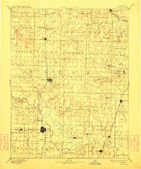 Butler Missouri Historical topographic map, 1:125000 scale, 30 X 30 Minute, Year 1894
