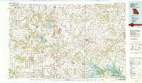 Butler Missouri Historical topographic map, 1:100000 scale, 30 X 60 Minute, Year 1981