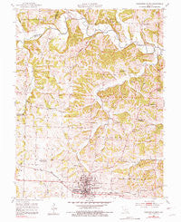 California North Missouri Historical topographic map, 1:24000 scale, 7.5 X 7.5 Minute, Year 1952