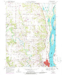 Canton Missouri Historical topographic map, 1:24000 scale, 7.5 X 7.5 Minute, Year 1950
