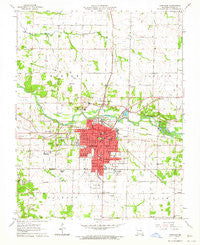 Carthage Missouri Historical topographic map, 1:24000 scale, 7.5 X 7.5 Minute, Year 1963