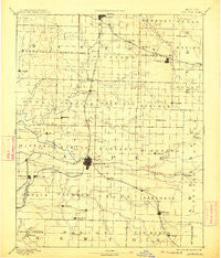 Carthage Missouri Historical topographic map, 1:125000 scale, 30 X 30 Minute, Year 1894