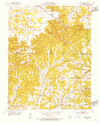 Cedar Gap Missouri Historical topographic map, 1:24000 scale, 7.5 X 7.5 Minute, Year 1951