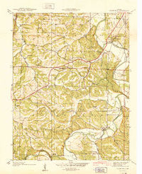 Cedar Hill Missouri Historical topographic map, 1:24000 scale, 7.5 X 7.5 Minute, Year 1938