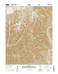 Chadwick Missouri Current topographic map, 1:24000 scale, 7.5 X 7.5 Minute, Year 2015