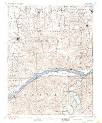 Chamois Missouri Historical topographic map, 1:125000 scale, 30 X 30 Minute, Year 1890