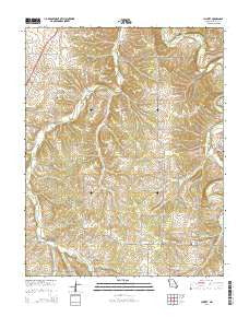 Charity Missouri Current topographic map, 1:24000 scale, 7.5 X 7.5 Minute, Year 2015
