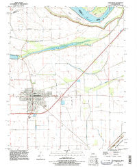 Charleston Missouri Historical topographic map, 1:24000 scale, 7.5 X 7.5 Minute, Year 1993