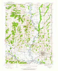 Chillicothe Missouri Historical topographic map, 1:62500 scale, 15 X 15 Minute, Year 1921