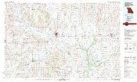 Chillicothe Missouri Historical topographic map, 1:100000 scale, 30 X 60 Minute, Year 1981