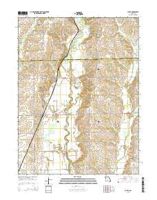 Chula Missouri Current topographic map, 1:24000 scale, 7.5 X 7.5 Minute, Year 2015