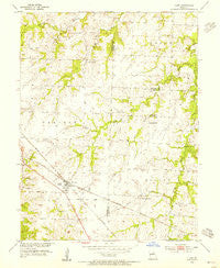 Clark Missouri Historical topographic map, 1:24000 scale, 7.5 X 7.5 Minute, Year 1953