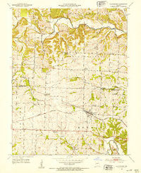 Clarksburg Missouri Historical topographic map, 1:24000 scale, 7.5 X 7.5 Minute, Year 1952
