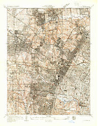 Clayton Missouri Historical topographic map, 1:24000 scale, 7.5 X 7.5 Minute, Year 1933