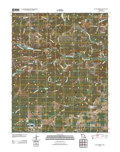 Clear Springs Missouri Historical topographic map, 1:24000 scale, 7.5 X 7.5 Minute, Year 2012