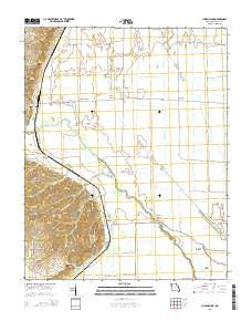 Clines Island Missouri Current topographic map, 1:24000 scale, 7.5 X 7.5 Minute, Year 2015