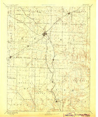 Clinton Missouri Historical topographic map, 1:125000 scale, 30 X 30 Minute, Year 1894