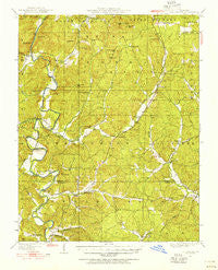 Coldwater Missouri Historical topographic map, 1:62500 scale, 15 X 15 Minute, Year 1949