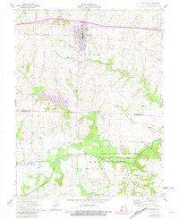 Concordia Missouri Historical topographic map, 1:24000 scale, 7.5 X 7.5 Minute, Year 1962