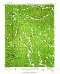Corridon Missouri Historical topographic map, 1:62500 scale, 15 X 15 Minute, Year 1944