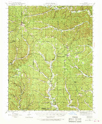 Corridon Missouri Historical topographic map, 1:62500 scale, 15 X 15 Minute, Year 1944