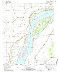 Cottonwood Point Missouri Historical topographic map, 1:24000 scale, 7.5 X 7.5 Minute, Year 1971