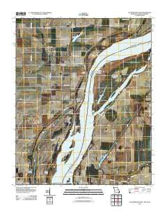 Cottonwood Point Missouri Historical topographic map, 1:24000 scale, 7.5 X 7.5 Minute, Year 2011