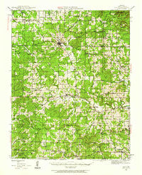 Couch Missouri Historical topographic map, 1:62500 scale, 15 X 15 Minute, Year 1944