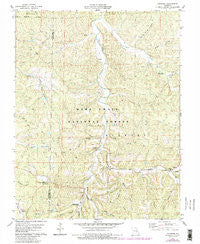 Courtois Missouri Historical topographic map, 1:24000 scale, 7.5 X 7.5 Minute, Year 1978