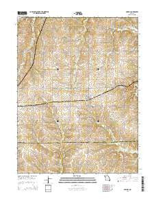 Cowgill Missouri Current topographic map, 1:24000 scale, 7.5 X 7.5 Minute, Year 2015