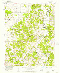 Crisp Missouri Historical topographic map, 1:24000 scale, 7.5 X 7.5 Minute, Year 1956