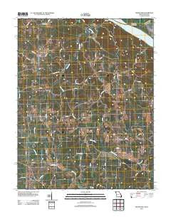 Crosstown Missouri Historical topographic map, 1:24000 scale, 7.5 X 7.5 Minute, Year 2012