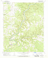 Cureall NW Missouri Historical topographic map, 1:24000 scale, 7.5 X 7.5 Minute, Year 1968
