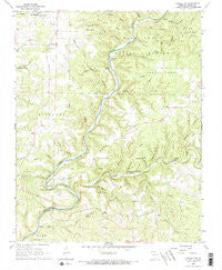 Cureall NW Missouri Historical topographic map, 1:24000 scale, 7.5 X 7.5 Minute, Year 1968