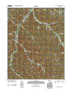 Cyclone Hollow Missouri Historical topographic map, 1:24000 scale, 7.5 X 7.5 Minute, Year 2012