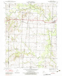 Deerfield Missouri Historical topographic map, 1:24000 scale, 7.5 X 7.5 Minute, Year 1939