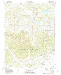Defiance Missouri Historical topographic map, 1:24000 scale, 7.5 X 7.5 Minute, Year 1972