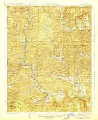 Des Arc Missouri Historical topographic map, 1:62500 scale, 15 X 15 Minute, Year 1929