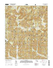 Des Arc NE Missouri Current topographic map, 1:24000 scale, 7.5 X 7.5 Minute, Year 2015
