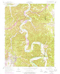 Devils Elbow Missouri Historical topographic map, 1:24000 scale, 7.5 X 7.5 Minute, Year 1954