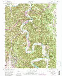 Devils Elbow Missouri Historical topographic map, 1:24000 scale, 7.5 X 7.5 Minute, Year 1954