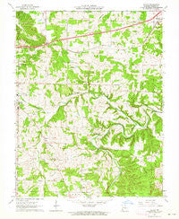 Dillon Missouri Historical topographic map, 1:24000 scale, 7.5 X 7.5 Minute, Year 1963