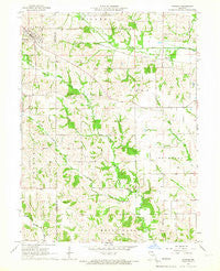 Downing Missouri Historical topographic map, 1:24000 scale, 7.5 X 7.5 Minute, Year 1966