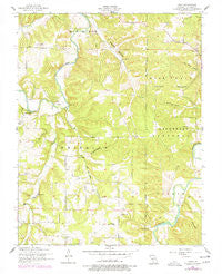 Drew Missouri Historical topographic map, 1:24000 scale, 7.5 X 7.5 Minute, Year 1954