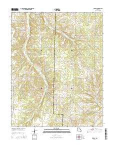 Duncan Missouri Current topographic map, 1:24000 scale, 7.5 X 7.5 Minute, Year 2015