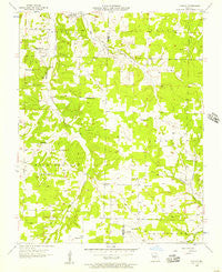 Duncan Missouri Historical topographic map, 1:24000 scale, 7.5 X 7.5 Minute, Year 1956