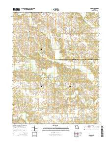 Durham Missouri Current topographic map, 1:24000 scale, 7.5 X 7.5 Minute, Year 2014